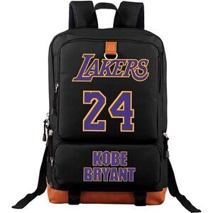 Kobe Bryant NBA Lakers Mamba Basketball Player Backpack Casual Travel Book Bag